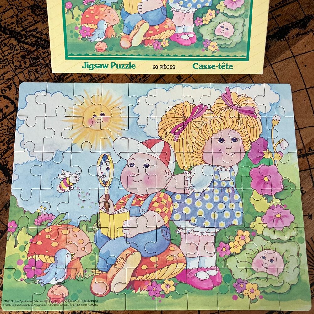 1983 Cabbage Patch Kids 60 pieces Jigsaw Complete Puzzle